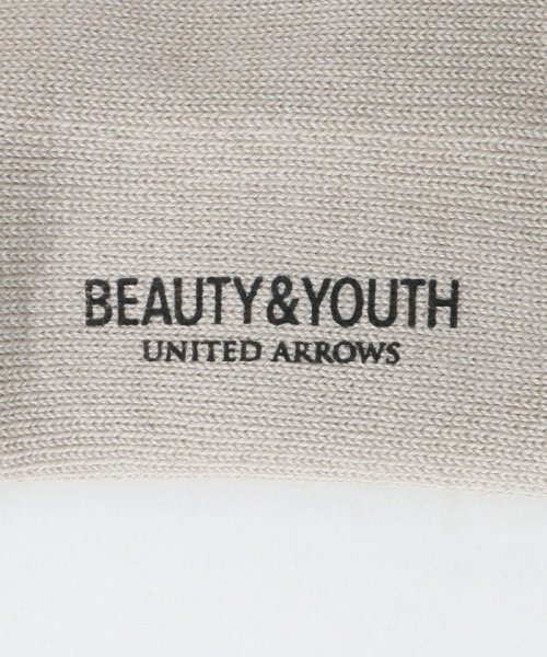 BEAUTY&YOUTH UNITED ARROWS(ビューティーアンドユース　ユナイテッドアローズ)/2ライン パイル クルー ソックス/img08