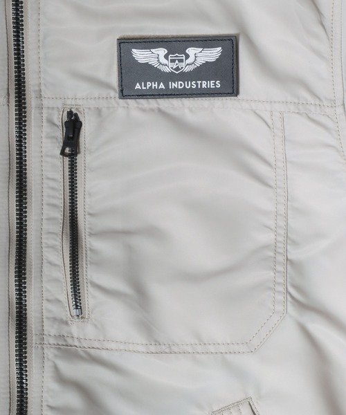 【ALPHA/アルファ】THERMOLITE HOODED RIB JACKET/フーデッドリブジャケット TA1672 ミリタリーブルゾン アウター ALPHA/アルファ HOODED RIB