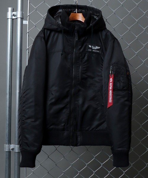 marukawa shonan(marukawa shonan)/【ALPHA/アルファ】THERMOLITE HOODED RIB JACKET/フーデッドリブジャケット TA1672 ミリタリーブルゾン アウター /img18