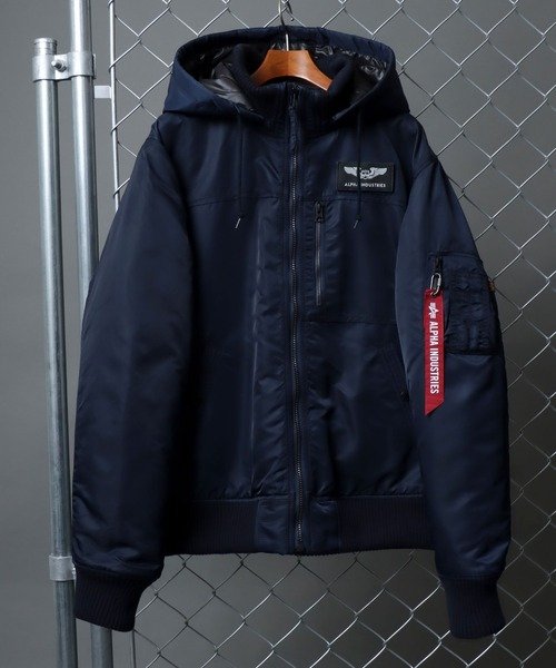 marukawa shonan(marukawa shonan)/【ALPHA/アルファ】THERMOLITE HOODED RIB JACKET/フーデッドリブジャケット TA1672 ミリタリーブルゾン アウター /img20