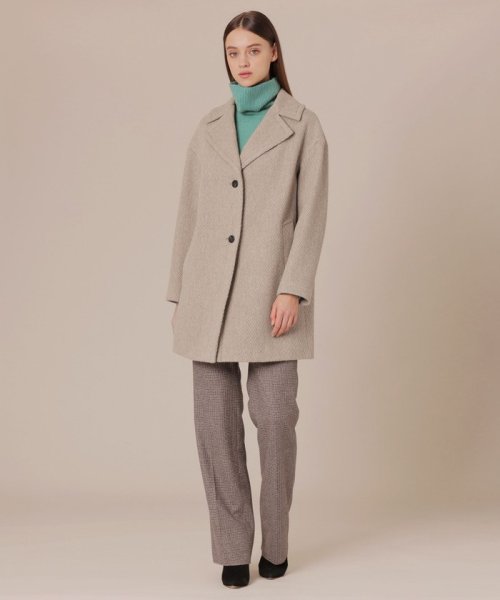 【婦人画報掲載】【DURRIS/デュリス】アルパカウールコート DURRIS/デュリス