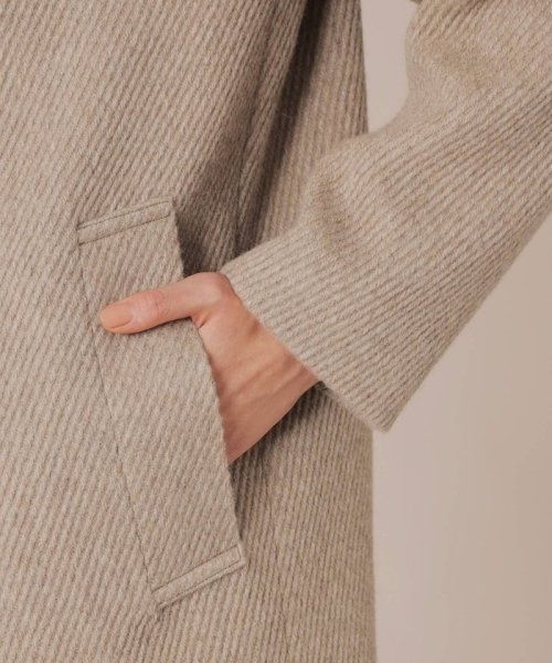 【婦人画報掲載】【DURRIS/デュリス】アルパカウールコート DURRIS/デュリス