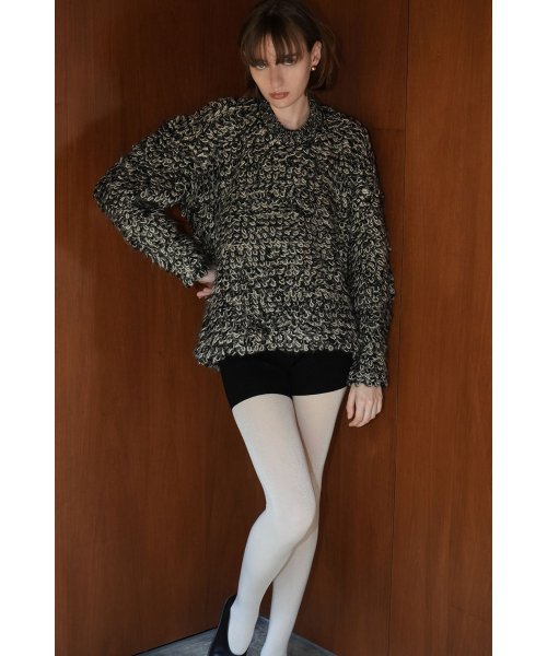 CLANE(クラネ)/MIX LOOP MOHAIR KNIT TOPS/img05