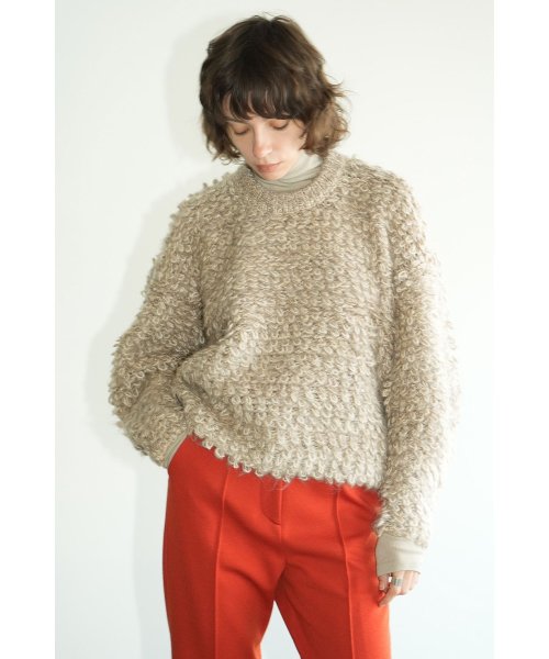 CLANE(クラネ)/MIX LOOP MOHAIR KNIT TOPS/img08