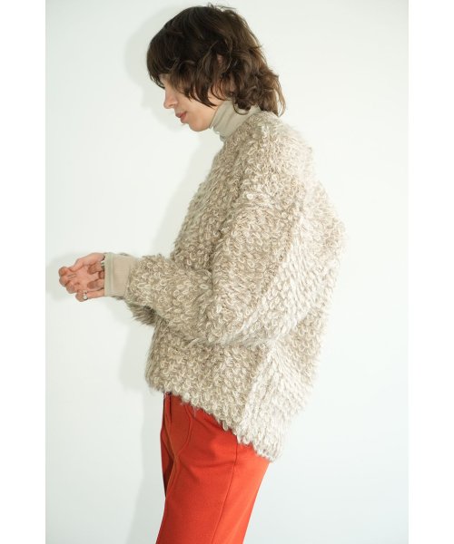 CLANE(クラネ)/MIX LOOP MOHAIR KNIT TOPS/img09