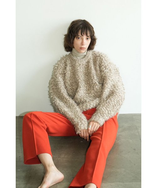 CLANE(クラネ)/MIX LOOP MOHAIR KNIT TOPS/img14