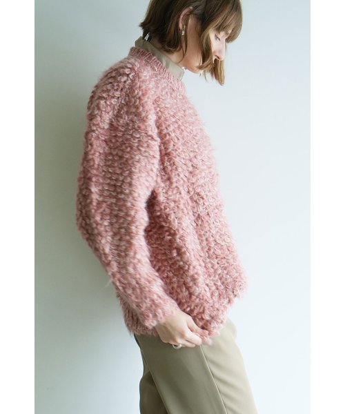 CLANE(クラネ)/MIX LOOP MOHAIR KNIT TOPS/img17