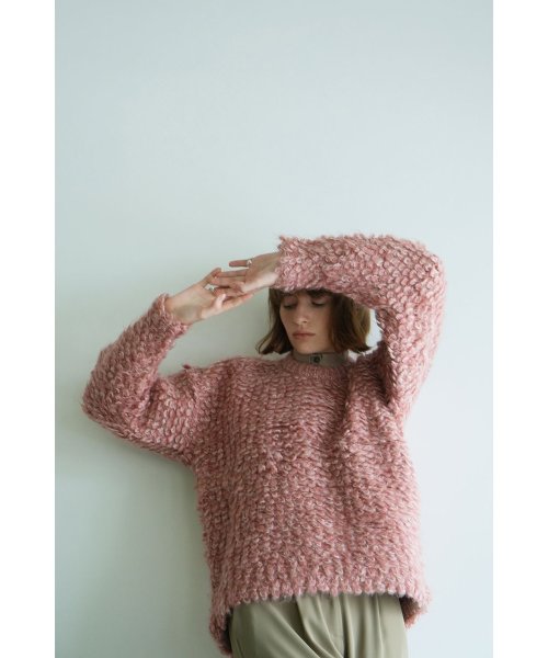 CLANE(クラネ)/MIX LOOP MOHAIR KNIT TOPS/img21