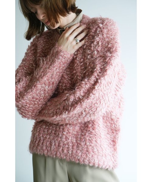 CLANE(クラネ)/MIX LOOP MOHAIR KNIT TOPS/img22