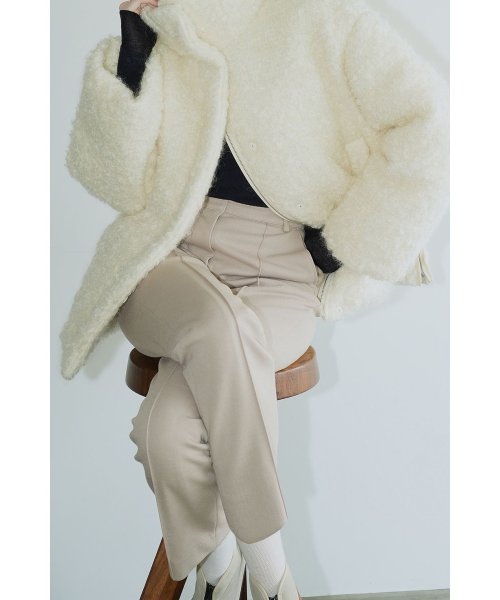 CREASE LINE SLIM PANTS 