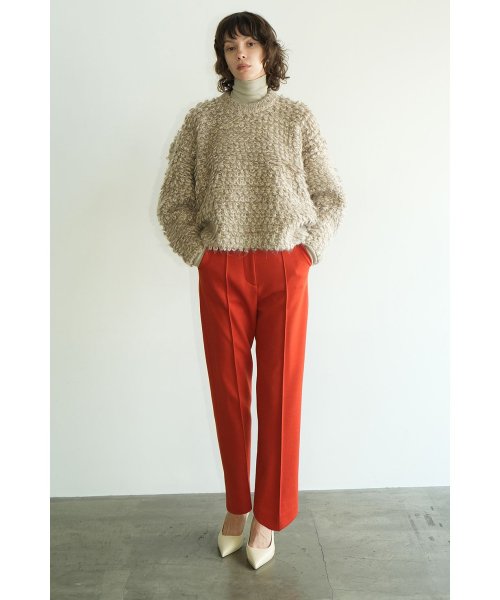 CREASE LINE SLIM PANTS 