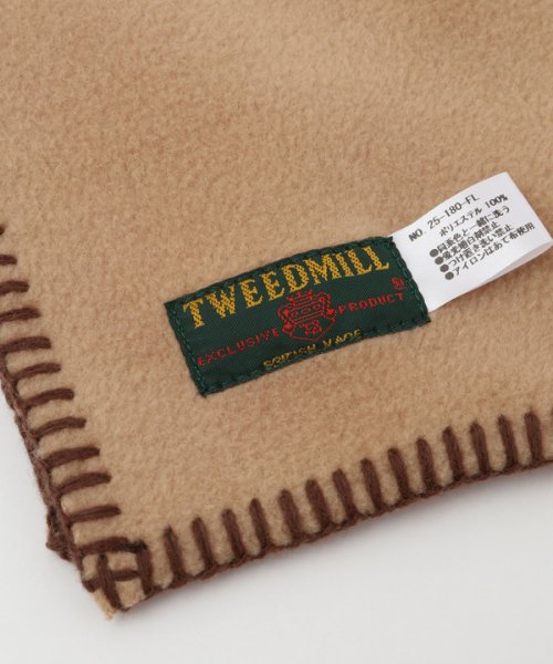 FUSE(フューズ)/【TWEEDMILL（ツイードミル）】Fleece Scarf with blanket stitch/img01