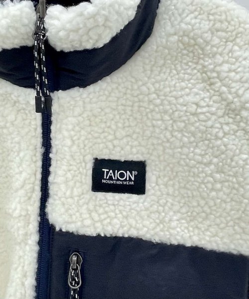 【TAION】ダウンxボアリバーシブルジャケット H1254522061(9653円)