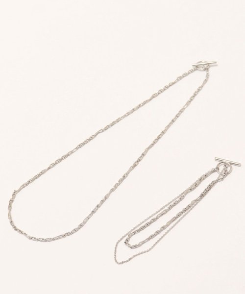 NOLLEY’S(ノーリーズ)/【ucalypt/ユーカリプト】Combination Link Necklace コンビネーションリンクネックレス/img07