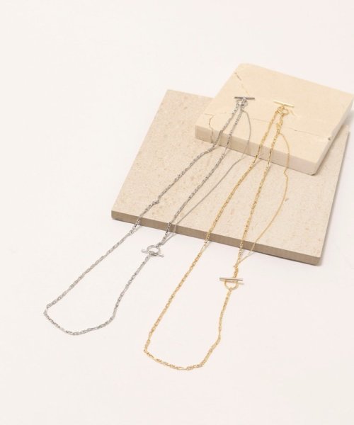 NOLLEY’S(ノーリーズ)/【ucalypt/ユーカリプト】Combination Link Necklace コンビネーションリンクネックレス/img08