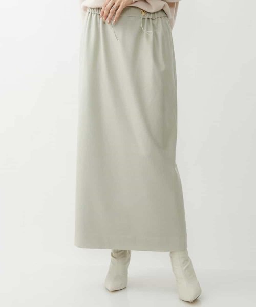 MICHEL KLEIN(ミッシェルクラン)/スピンドルデザインロングタイトスカート(機能素材)/img06