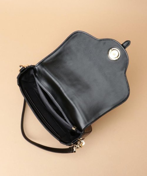 フラグメントケース付きフラワーカット ショルダーバッグ 