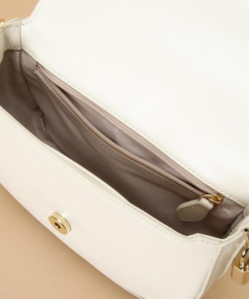 フラグメントケース付きフラワーカット ショルダーバッグ 