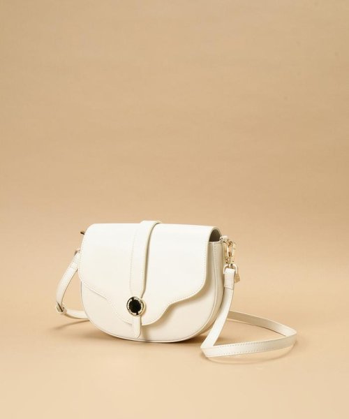 フラグメントケース付きフラワーカット ショルダーバッグ 