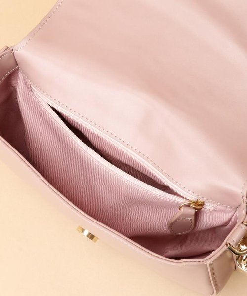 フラグメントケース付きフラワーカット ショルダーバッグ 