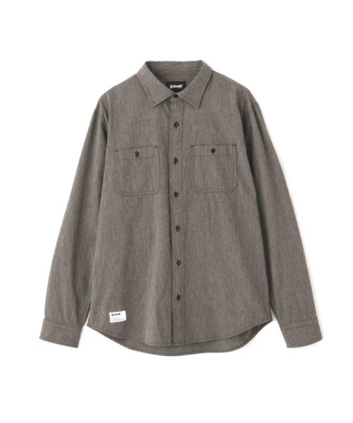 Schott(ショット)/COTTON COVERT LS SHIRT/コットン コバート ロングスリーブシャツ/img08