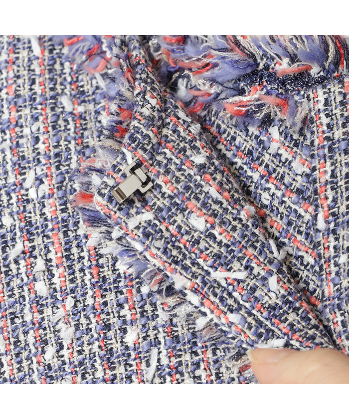 セットアップ対応】ファンシーツイードジャケット(505761758)｜阪急