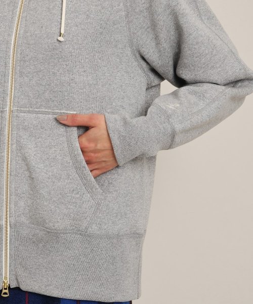 【ユニセックス・日本製・洗える】吊り裏毛パーカ 