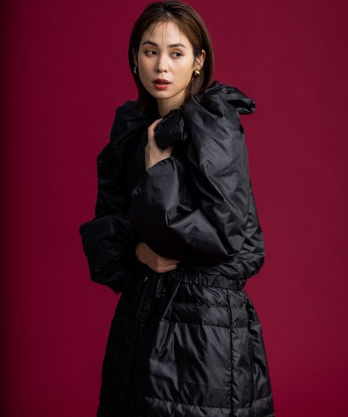 【組曲×setsuko sagittaire】2WAY シューリボンダウンコート sagittaire 組曲×setsuko