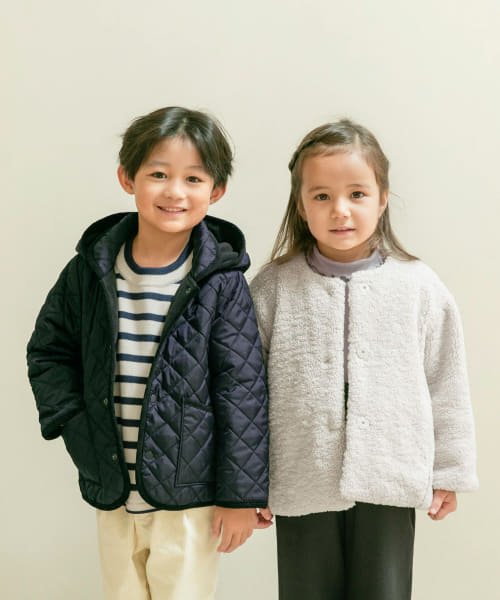 URBAN RESEARCH DOORS（Kids）(アーバンリサーチドアーズ（キッズ）)/クルーネックボアブルゾン(KIDS)/img01