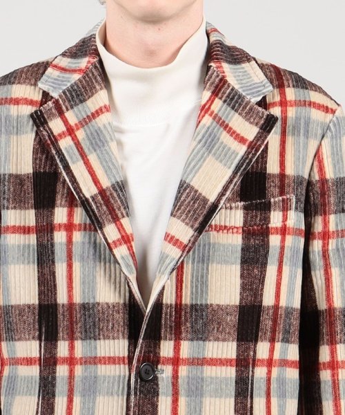 CABaN チェックプリントコーデュロイ 3Bジャケット 人気・おすすめ｜多用途・生活用品におすすめ 口コミ人気 即納 日本国内発送・信頼対応