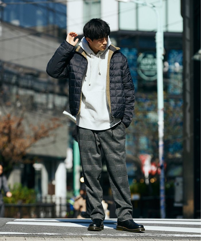 TAION / タイオン】マウンテンリバーシブル ダウン×ボアジ