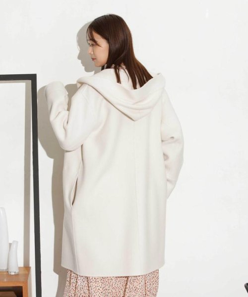 スーパー140ウールリバーフードコート 