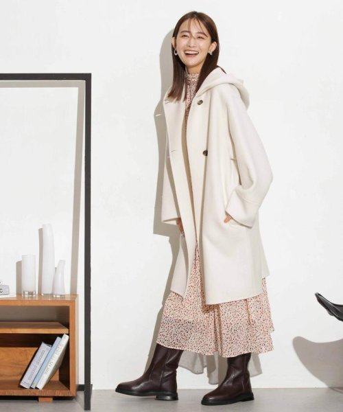 スーパー140ウールリバーフードコート 