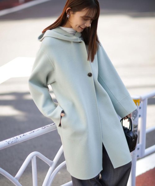 スーパー140ウールリバーフードコート 