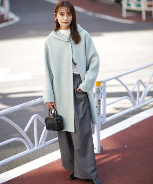 スーパー140ウールリバーフードコート 