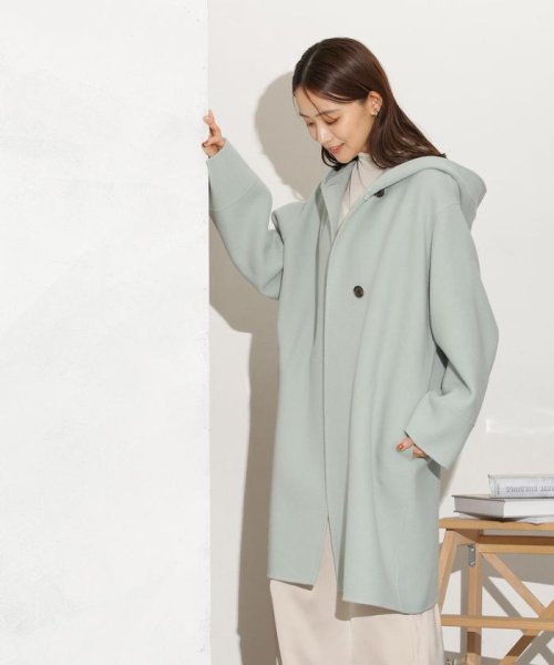 スーパー140ウールリバーフードコート 