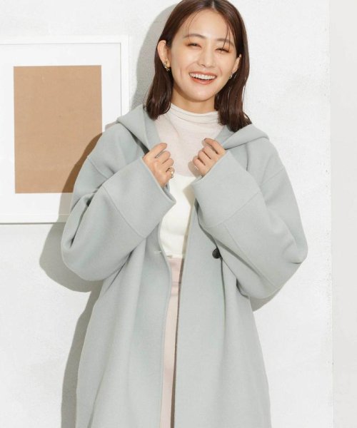 スーパー140ウールリバーフードコート 