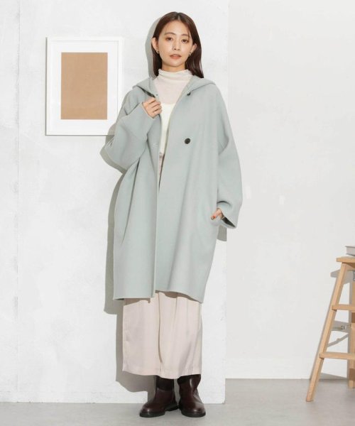 スーパー140ウールリバーフードコート 