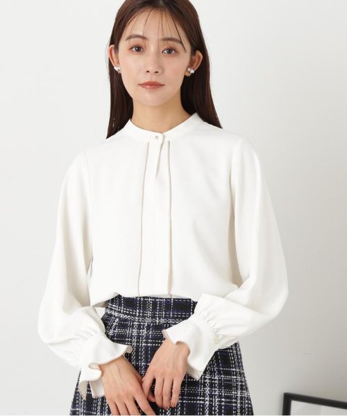 N Natural Beauty Basic(エヌナチュラルビューティベーシック)/フリルカフストロミ長袖ブラウス《WEB限定商品》/img07