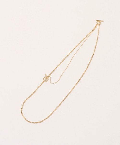 NOLLEY’S(ノーリーズ)/【ucalypt/ユーカリプト】Combination Link Necklace コンビネーションリンクネックレス/img11