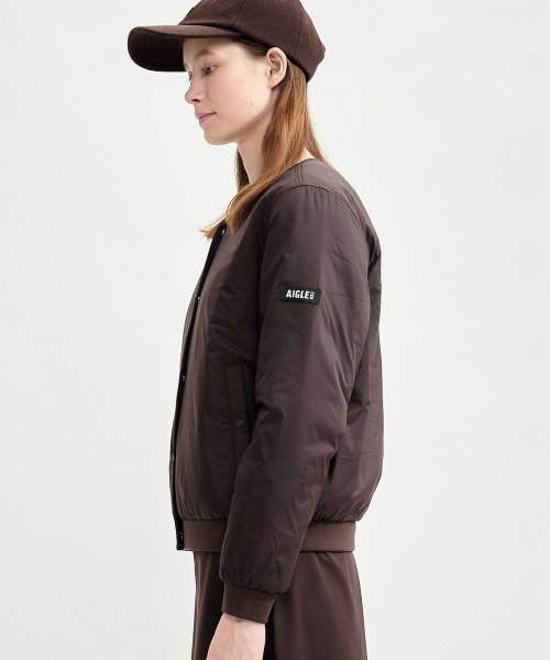 撥水 インサレーションVネックジャケット SORONA