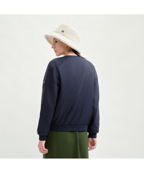 撥水 インサレーションVネックジャケット SORONA