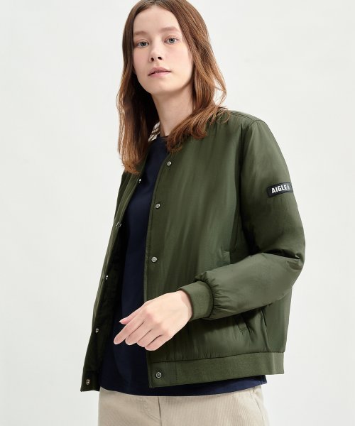 撥水 インサレーションVネックジャケット SORONA