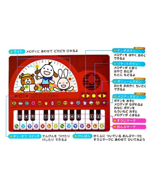 mki HOUSE(ミキハウス)/【ポカポカフレンズのおんがくえほん】ピアノ/img08