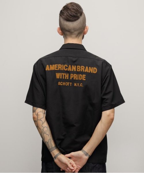 Schott(ショット)/TC WORK SHIRT"AMERICAN BRAND WITH PRIDE EMB"/刺繍ワークシャツ/img03