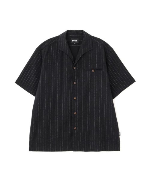 Schott(ショット)/HV SHIRT "DOT AND STRIPE"/ヘンプビスコース シャツ 'ドットアンドストライプ'/img02