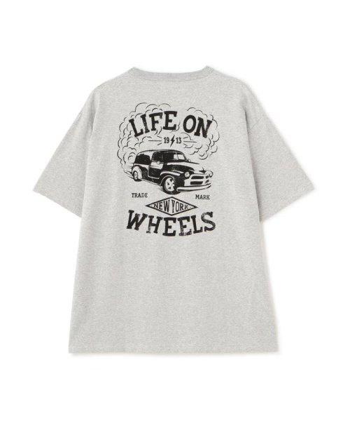 Schott(ショット)/HEATHER T－SHIRT "LIFE ON WHEELS"/ヘザーTシャツ "ライフ オン ホイールズ/img06