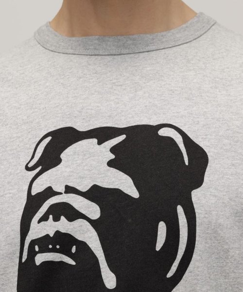 Schott(ショット)/HEATHER T－SHIRT "STENCIL BULLDOG"/ヘザーTシャツ "ステンシル ブルドッグ/img03