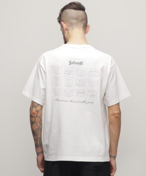 Schott(ショット)/T－SHIRT "ARCHIVE STAMPS"/Tシャツ "アーカイブスタンプ/img19