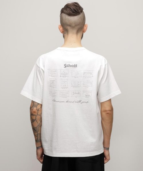 Schott(ショット)/T－SHIRT "ARCHIVE STAMPS"/Tシャツ "アーカイブスタンプ/img22